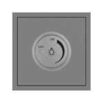 Светорегулятор поворотный для LED 5-100W Soft ARDERO, Серый (EV111D-G)