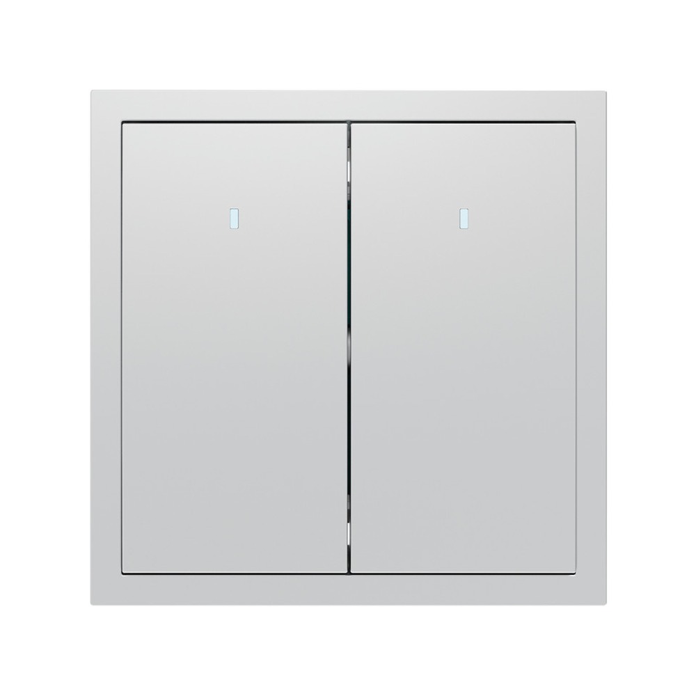 ardero_soft_80793_20260324181402 Выключатель 2-кл. с подсветкой Soft ARDERO, Серебро (EV112L-S) — изображение 1