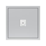 TV-розетка конечная Soft ARDERO, Серебро (ER141TV-S)