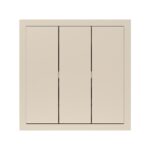 Выключатель 3-кл. Soft ARDERO, Шампань (EV113-C)