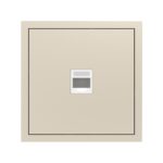 PC-розетка компьютерная 1-я RJ45, Cat.5e UTP Soft ARDERO, Шампань (ER151PC-C)