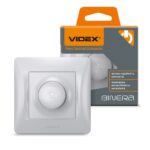 Диммер 600Вт BINERA Videx, Серебряный шелк (VF-BNDM600-SS)